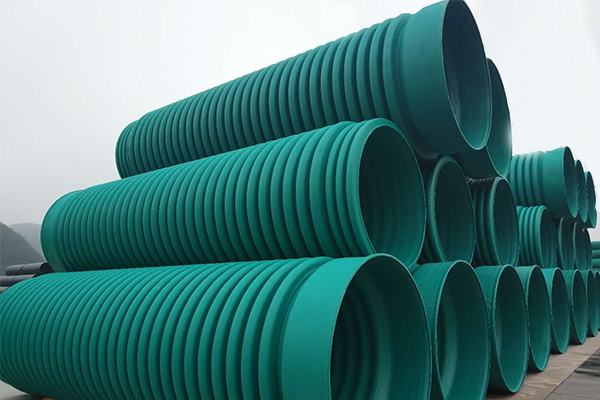 新乡质优聚乙烯（改性无水磷石膏）双波峰增强排水管价格