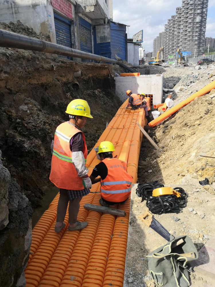 立筋式中空壁钢塑复合缠绕管